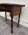 Antique American Primitive Rustic Kidney Shaped Writing Desk Console Table For Sale - Image 11 of 11