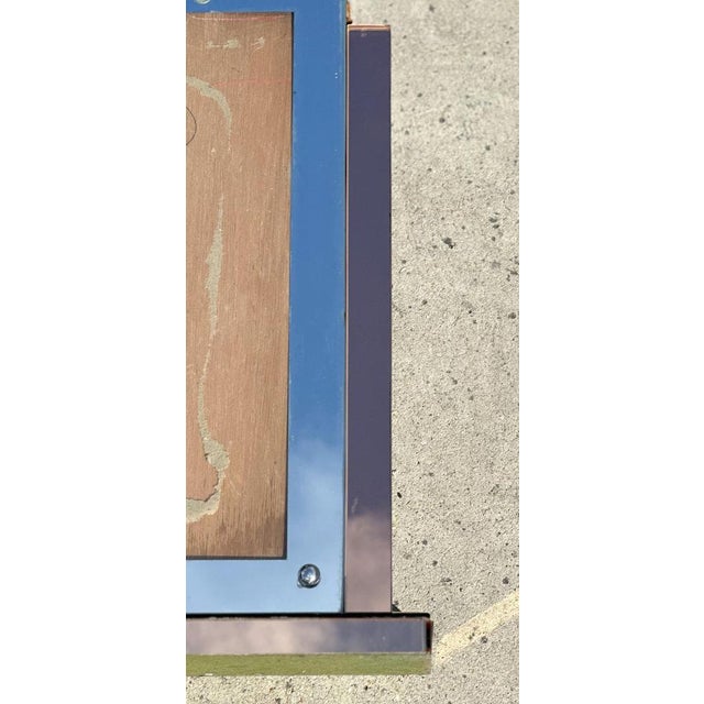 Large Art Deco Peach Glass Table Top Picture Frame For Sale - Image 14 of 18