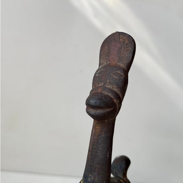 Mid-Century Naive Bankura Horse Figurine in Cast Iron, 1960s For Sale - Image 6 of 12