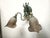 Two-Light Wheat Ear Wall Lamp with Murano Glass, 1980s For Sale - Image 6 of 10