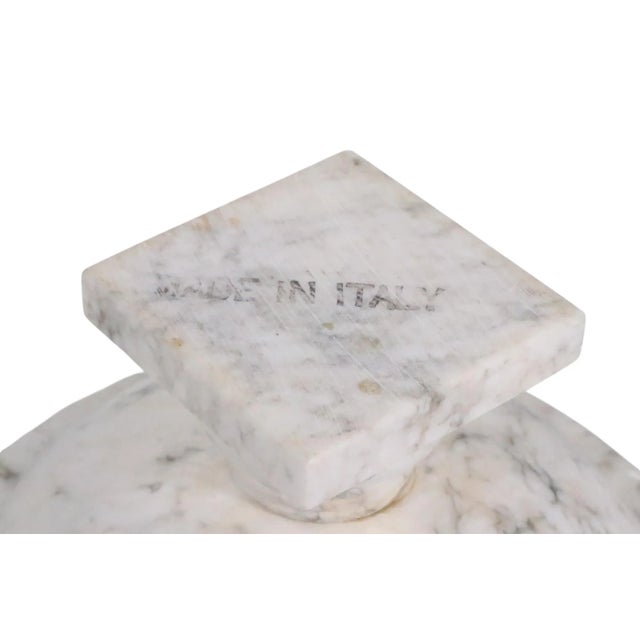 Mid 20th Century Diminutive Marble Footed Bowl, Made in Italy For Sale - Image 13 of 14