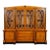 19th Century Austrian Biedermeier Fruitwood Bibliotheque Bookcase For Sale