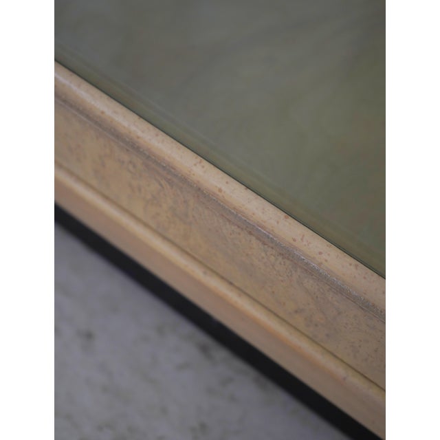 Drexel Heritage Burl Ash Campaign Curio Cabinet For Sale - Image 12 of 15