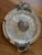 Early 20th Century Art Nouveau Cut Crystal Serving Platter with Silver-Plated Metal and Vine Leaves, 1900 For Sale - Image 5 of 5
