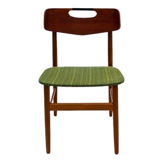 Danish Modern Side Chair in Teak and Beech For Sale