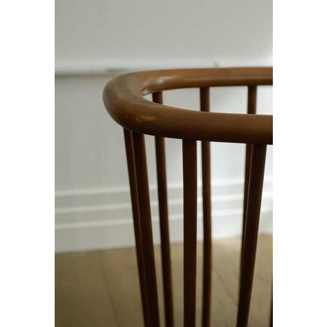 Mid Century Modern Walnut Magazine Rack by Arthur Umanoff For Sale In Los Angeles - Image 6 of 13