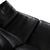 Black Two-Seater Sofa in Black Leather with Headrest from Cor For Sale - Image 8 of 17