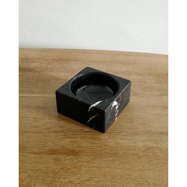 Rare danish and iconic "pk-bowl" in solid black marble by poul kjærholm produced in denmark in good original condition and...