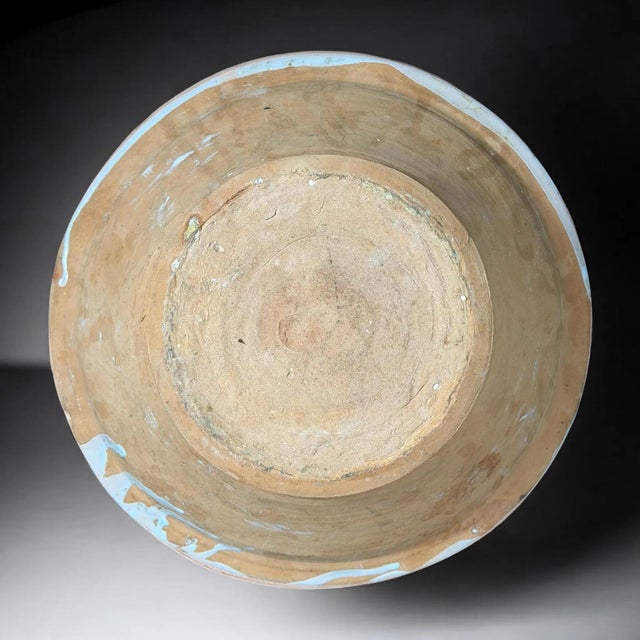 Spanish Fajalauza Lebrillo Bowl with Hand Painted Bird, Granada For Sale - Image 6 of 7
