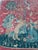 Antique French Screen Printed Tapestry Lady and Licorn, 1950s For Sale - Image 4 of 18