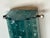 1980s Karl Springer Purcell Brass + Aqua Glass Sconces, Pair For Sale - Image 10 of 12