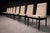 Cimo, Brazil — Set of 8 Mid-Century Dining Chairs in Ebonized Hardwood With Warm Ivory Bouclé, 1950s For Sale - Image 12 of 14