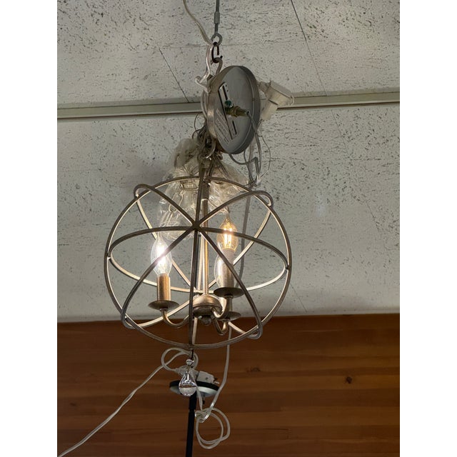 Crystorama Solaris Three-Light Mini Chandelier For Sale - Image 11 of 12
