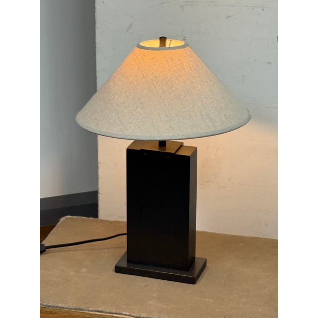 Design Plus Gallery presents the Rectangular Column Table Lamp from Restoration Hardware. This lamp pairs a clean,...
