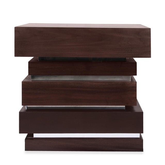 Contemporary Artistic Frame Cocktail Side Table For Sale - Image 3 of 3