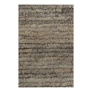 Rug & Kilim’s Contemporary Textural Rug in Gray and Beige Tones For Sale