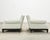 Textile Pair of A. Rudin 619 Modern Ebonized Ming Style Lounge Chairs For Sale - Image 7 of 18