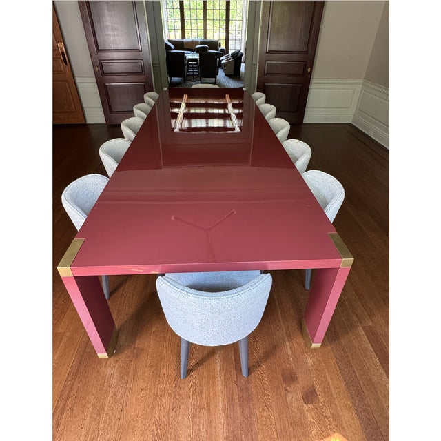 Contemporary Custom Contemporary French Inspired Dining Table For Sale - Image 3 of 12