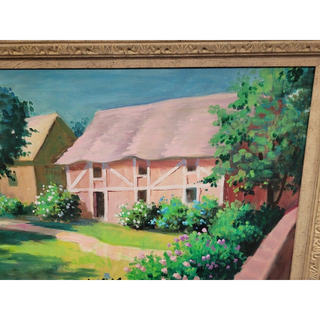 Contemporary Realist Barn Oil Painting For Sale In Philadelphia - Image 6 of 8