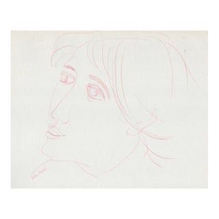 1930s Helen Malta Portrait of Aubrey Beardsley For Sale