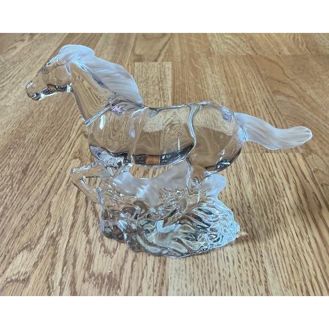 Vintage Lenox Solid and Frosted Horse Figurine- Racing in the Wind- 7”x5”x2”- No Box For Sale - Image 10 of 12