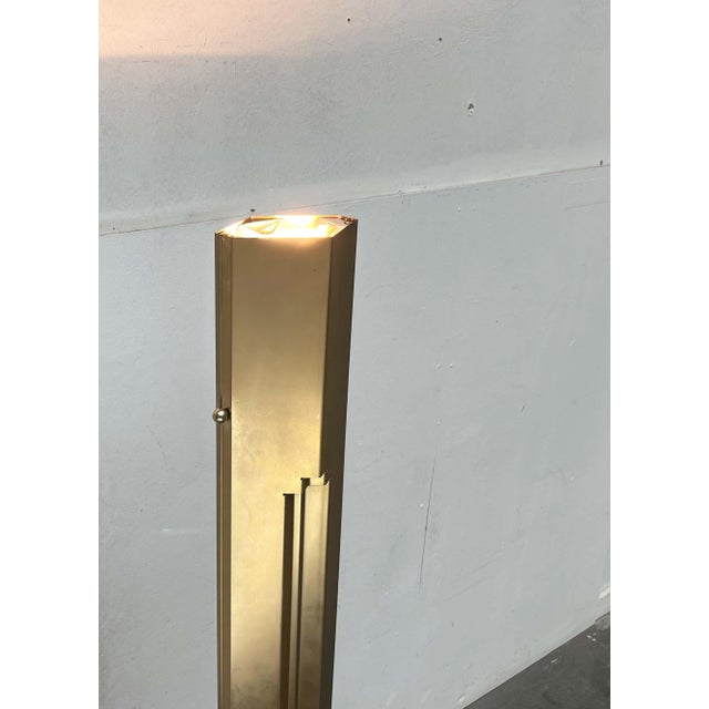 1980s Postmodern Italian Golden Model Totem Floor Lamp by Kazuhide Takahama for Sirrah, 1980s For Sale - Image 5 of 18