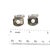 1990s Pair of Mikimoto Estate Akoya + Mother of Pearl Cufflinks 5.2 mm Sterling Silver For Sale In New York - Image 6 of 6