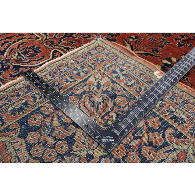 Early 20th Century Antique Persian Sarouk Rug - 10'07 X 23'02 For Sale - Image 5 of 9