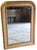 Gold Large Antique Gilt Overmantle Wall Mirror, 1900s For Sale - Image 8 of 8