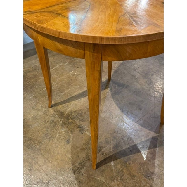 19th Century 19th C. German Biedermeier Walnut Table For Sale - Image 5 of 6