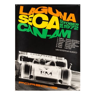 Original Porsche Poster by Erich Strenger, 1972 For Sale