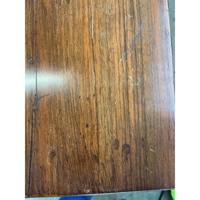 Italian Neoclassical Inlaid Walnut Writing Desk For Sale - Image 15 of 18