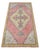 Vintage Hand Knotted Small Turkish Rug Boho-Chic Entry Decor Door Mat - 1′9″ × 3′3″ For Sale - Image 6 of 11