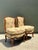 Vintage Palm Print Fabric Slipper Chairs - Pair For Sale - Image 12 of 12
