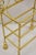 Mid 20th Century Mid 20th Century Italian Hollywood Regency Gold Gilt Iron 3 Tier Shelf Small Display Stand For Sale - Image 5 of 11