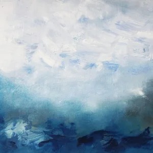"NW Coastal" Original Art Canvas Paper Print Limited Edition Ocean Waves Seascape