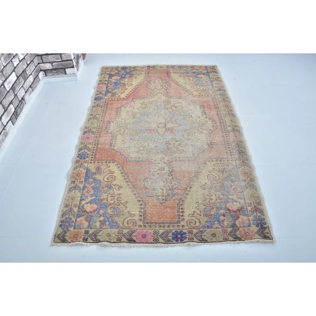 Multicolour Vintage Anatolian Carpet For Sale In Phoenix - Image 6 of 10