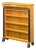 Biedermeier Open Bookcases of Curly Maple With Ebonized Columns - Two Available For Sale