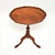 Antique Figured Walnut Pie Crust Wine Table, 1930s For Sale - Image 4 of 7