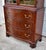 Vintage Chippendale Style Mahogany China Cabinet Hutch Serpentine Swan Neck For Sale - Image 11 of 15