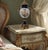 Metal Antique Sevres Style Bronze Ormolu Têtes De Satyres Cobalt Blue Porcelain Table Lamp For Sale - Image 7 of 18