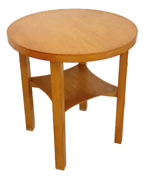 Vintage Side Table in Light Wood, 1960s