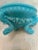 Mid 20th Century Westmoreland Blue Milk Glass “Argonaut” Lidded Candy Dish For Sale - Image 10 of 10