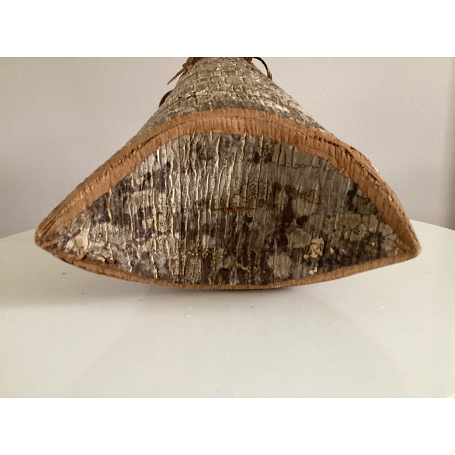 Native American Style Handmade Bark Basket or Berry Basket For Sale In Washington DC - Image 6 of 10