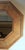 Transitional Octagonal Wood Mirror Made From Aged Wood For Sale - Image 3 of 4