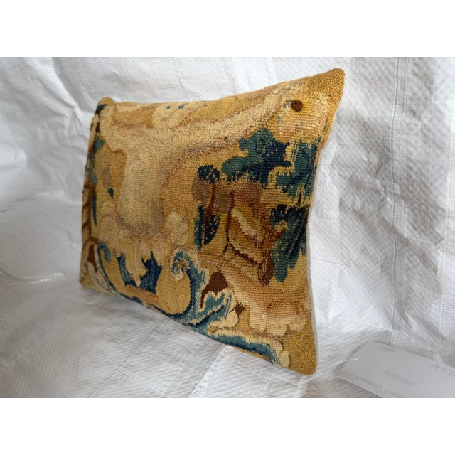 Baroque 17th Century Brussels Tapestry Angel Pillow For Sale - Image 3 of 7