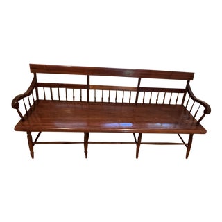 19th Century Deacons Bench For Sale