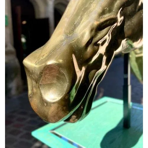Horse Head by Alain Chervet, 1980s For Sale - Image 3 of 7