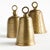 Finished in a vibrantGold, these old fashioned cast aluminum historic shapes are actual functioning bells. Place atop a...