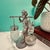 Mid-Century Modern Bombay Co. Silver Plated Nubian Man Salt & Pepper Shaker, Condiment Basket 2001 For Sale - Image 12 of 18